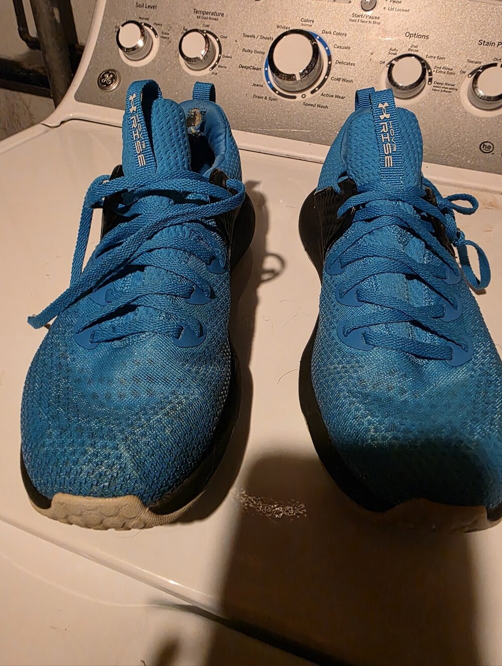 Under Armour Blue Womens 8.5 Athletic Training Shoes
